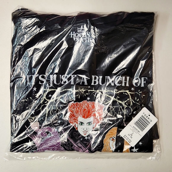 ❤️NWT VINTAGE TORRID TEE - DISNEY HOCUS POCUS - SANDERSON SISTERS HALLOWEEN - Picture 6 of 13
